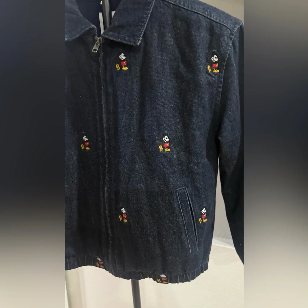 Kids GAP Disney Micky Mouse Embroidered Denim Jacket